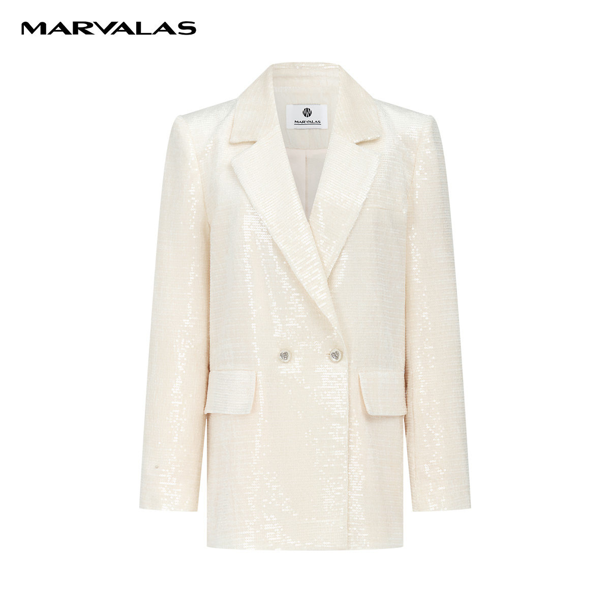 【廖廖粉丝专属】时尚气质亮片西装外套2025春季