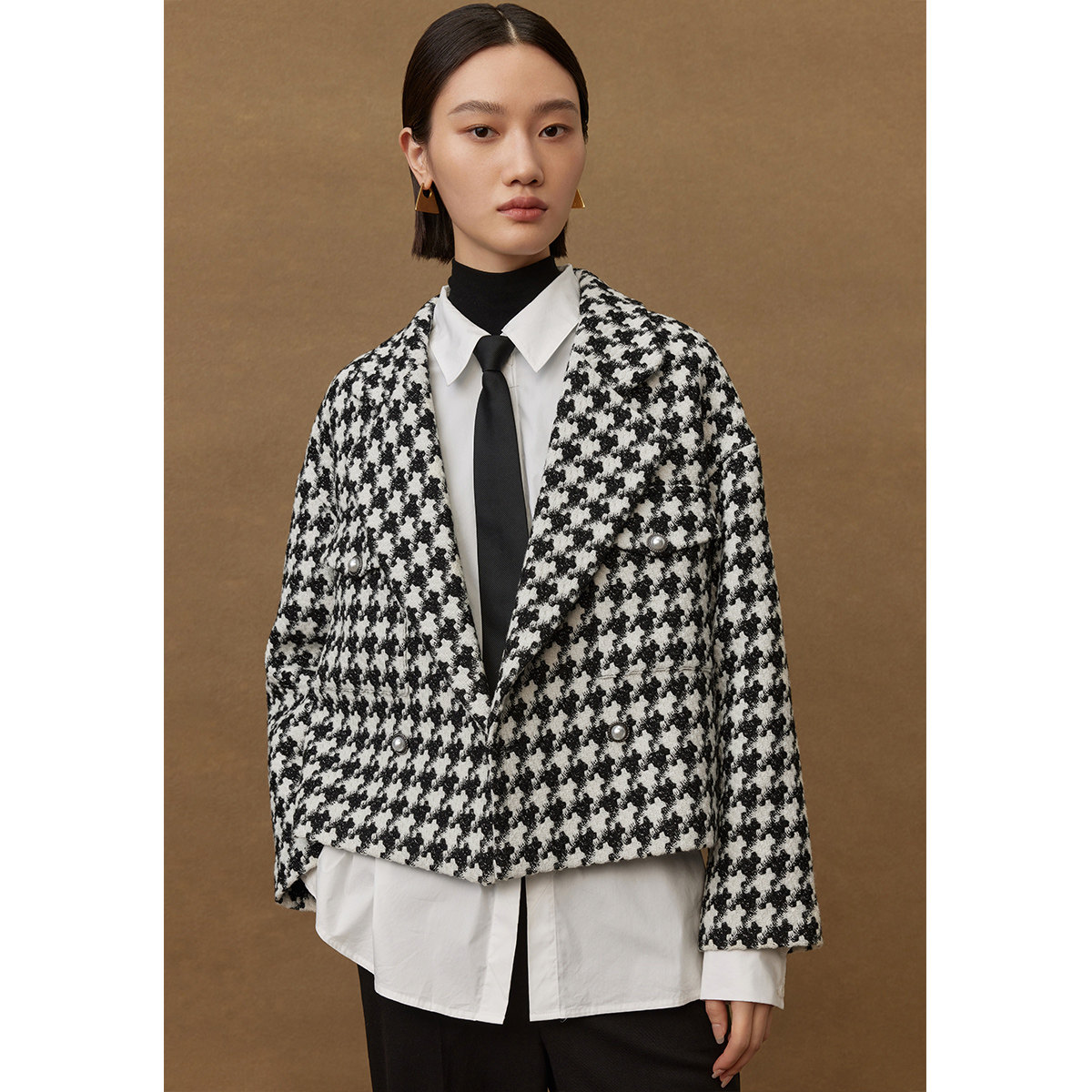 【廖廖粉丝专属】【商场同款】曼德诗羊毛混纺小香风