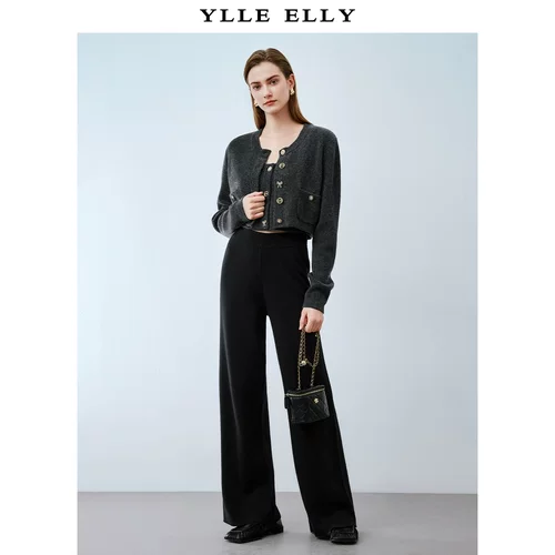 【粉丝专属】YLLE ELLY小香风短款开衫春季新款设计感羊毛羊