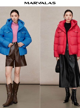 【廖廖粉丝专属】曼德诗短款羽绒服季