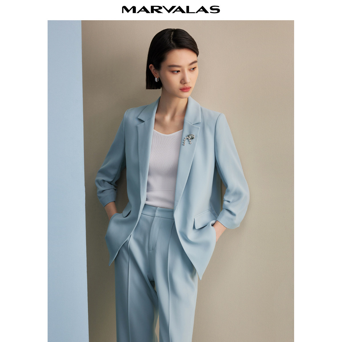 【廖廖粉丝专属】曼德诗醋纤时尚套装2025春装新款