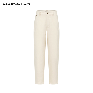 弹力休闲长裤 季 曼德诗棉质抓绒牛仔裤 M103306990 廖廖粉丝专享