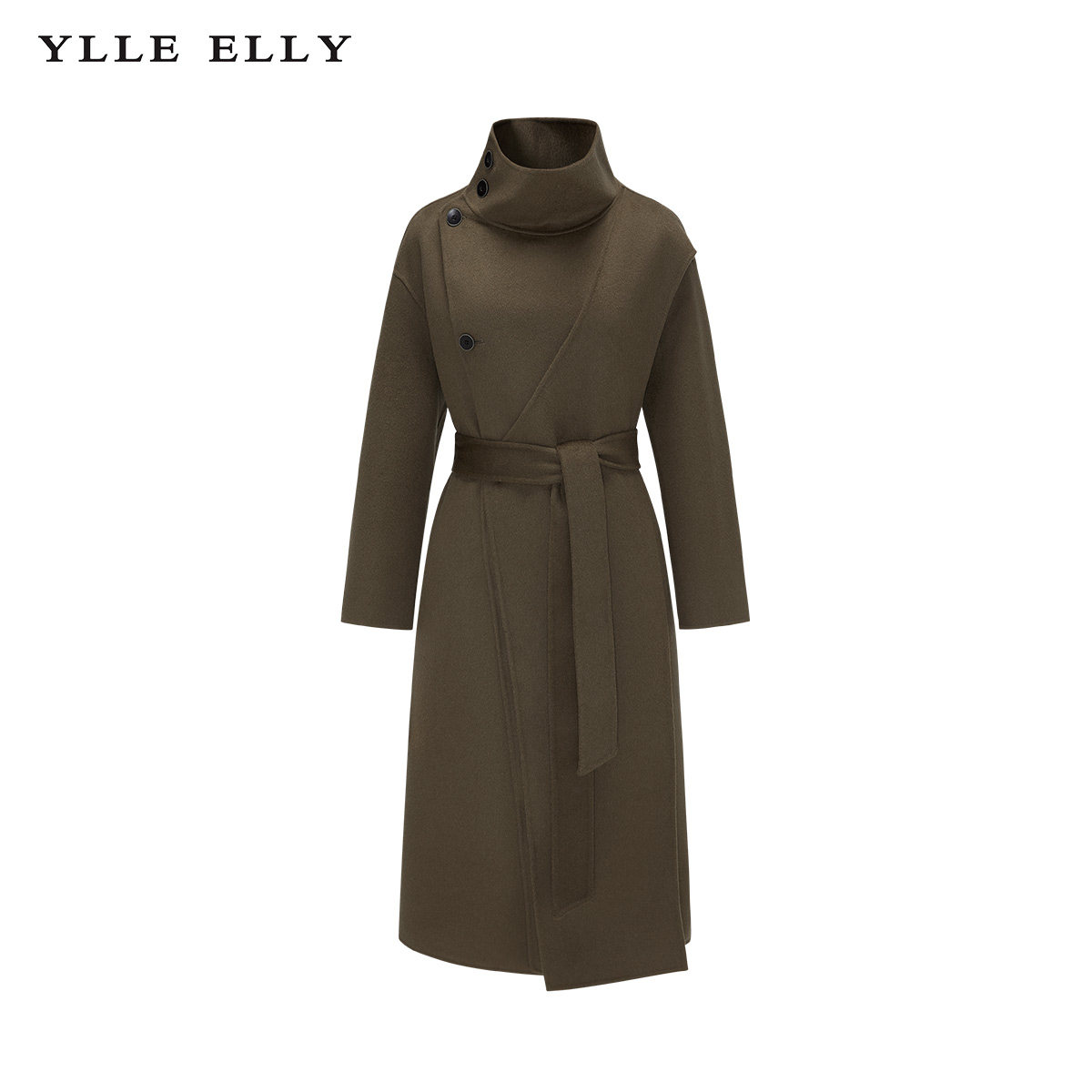 【粉丝专属】高领设计毛呢大衣秋冬Y426307025