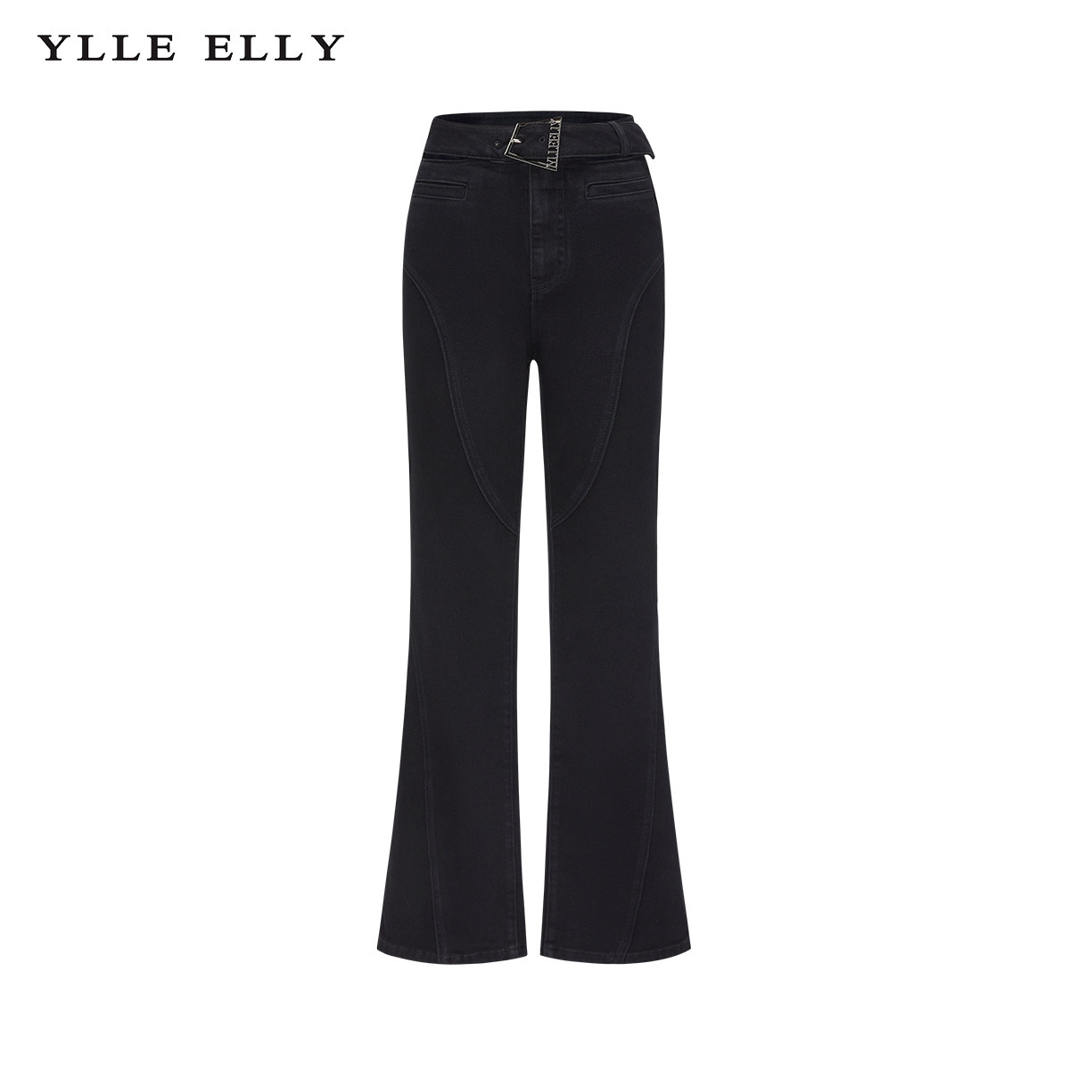 【粉丝专属】 春季新款高腰显瘦微喇牛仔裤女修