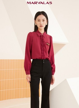 【呼呼严选粉丝专享】M311302876衬衫休闲时尚女士春