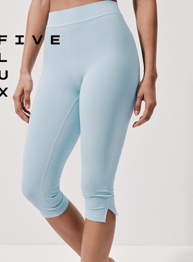 FIVE FLUX URBAN瑜伽运动五分裤高腰提臀紧身健身服短裤过膝裤女