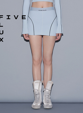 FIVE FLUX TOM系列瑜伽运动裙裤中腰健身半身短裙防走光包臀裙
