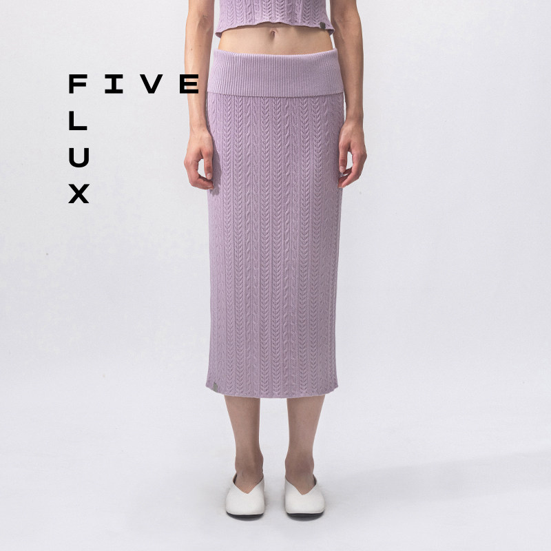 FIVEFLUX开叉包臀修身半身裙