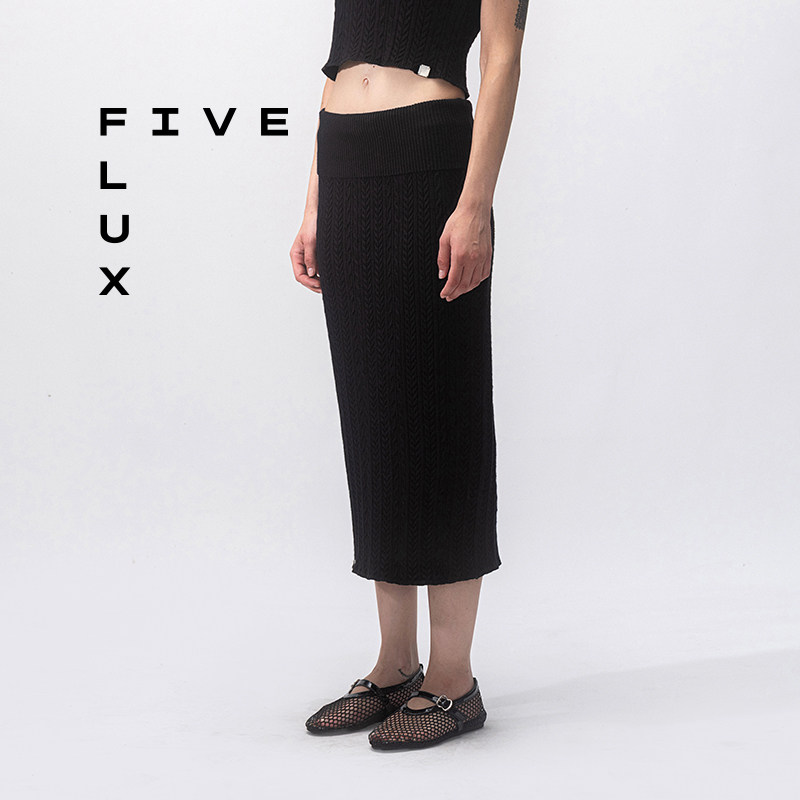 FIVEFLUX开叉包臀修身半身裙