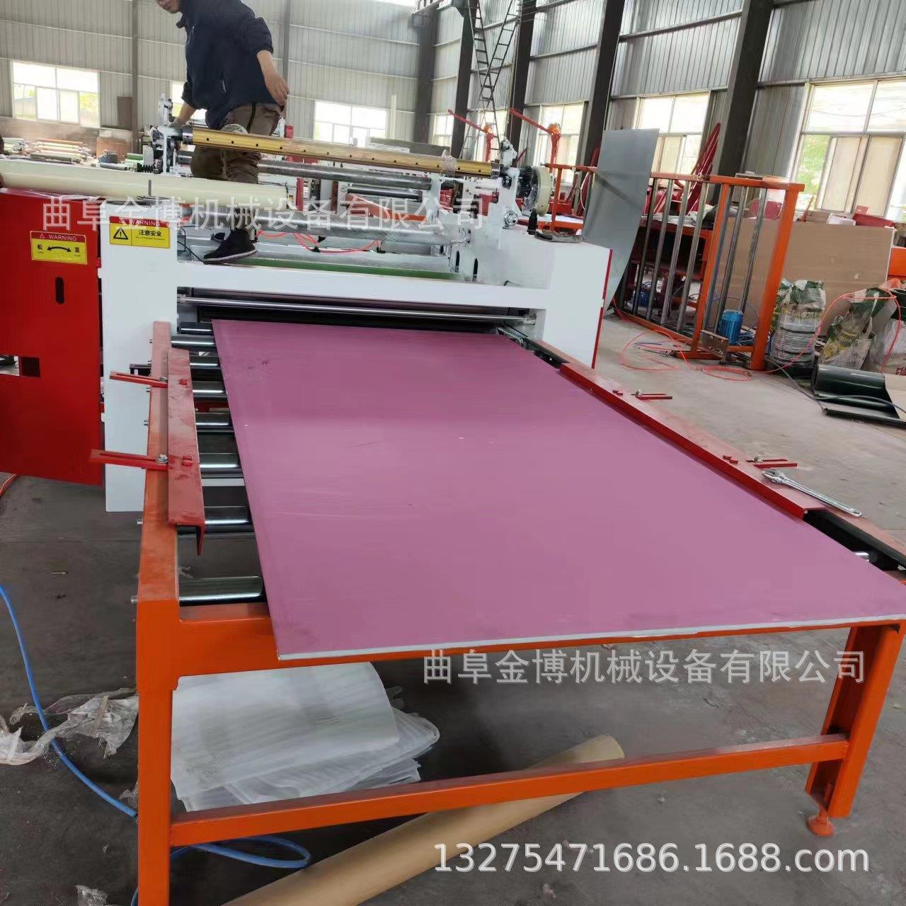 石塑板覆膜机 EVA胶水加热复合 结实牢固 吸盘自动上板 码垛