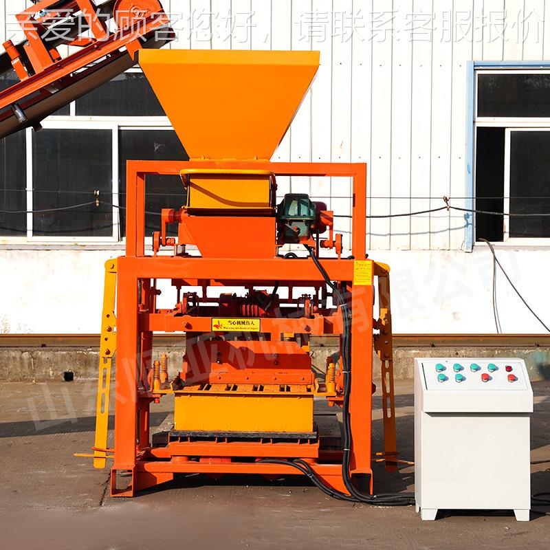 工厂定制QT4半-3产5制砖机自动空心砖QTJ4-35机生混泥土J切块水泥