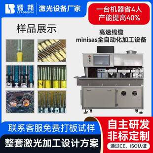 厂家定制Minisas高速线处理机全自动化设备type-c激光加工剥线机