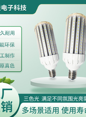 led玉米灯泡 E39 E40工程用灯 白光暖光冷光120w玉米灯大功率