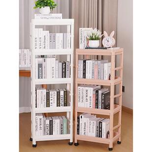 带轮子的小书架，简单的学生桌，简单的现代节省空间的储物架，落