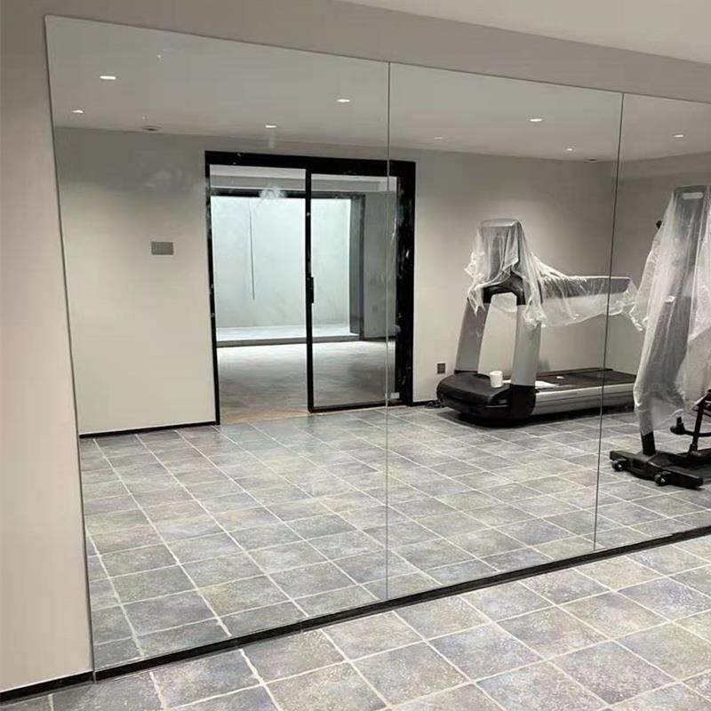 舞蹈室镜子贴墙家用落地穿衣镜健身房瑜伽排练跳舞练功房定制大镜