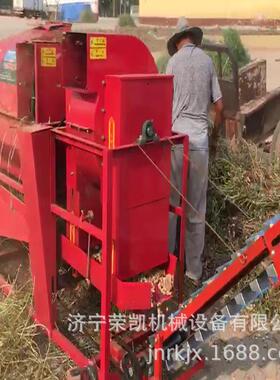 喂入式摘花生装机脱果DGD机动袋机出自口非洲柴油机全带动花生摘