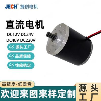 DC12VDC24V48V220V微型马达直流电机大功率推杆蜗杆钢管电机