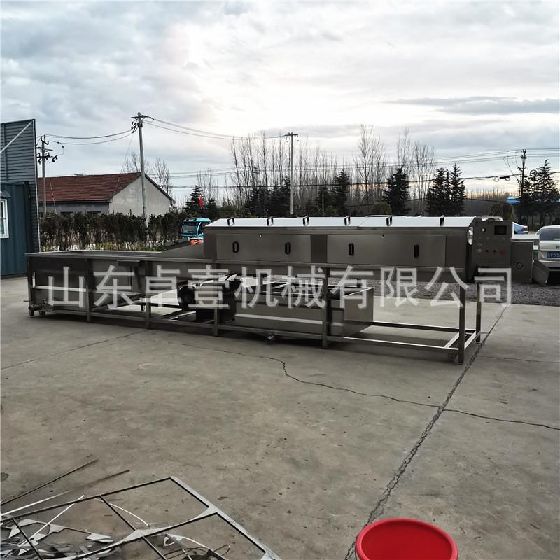 苹果青椒果蔬气泡清洗机生姜去泥清洗设备水果蔬菜清洗加工流水线
