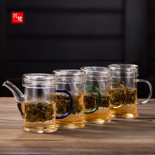 兴梵耐热玻璃过滤茶壶家用花泡茶壶单壶女小号茶水分离茶具冲茶器