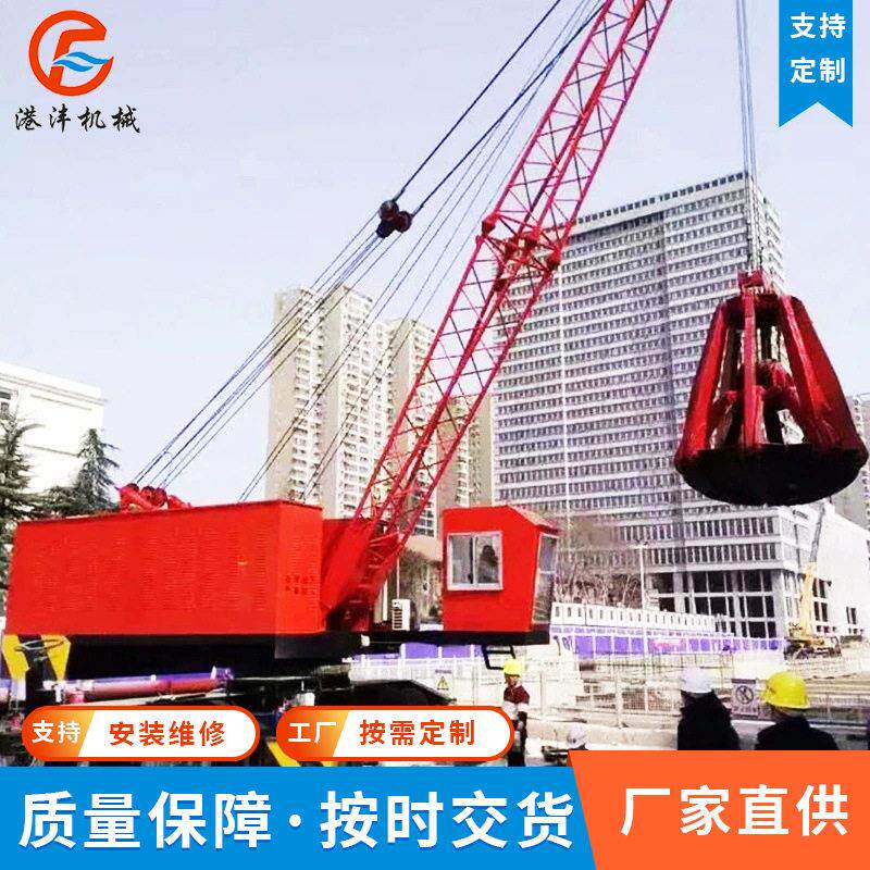 厂家供应轮胎式起重机港口码头吊重货物行走装载机吊车