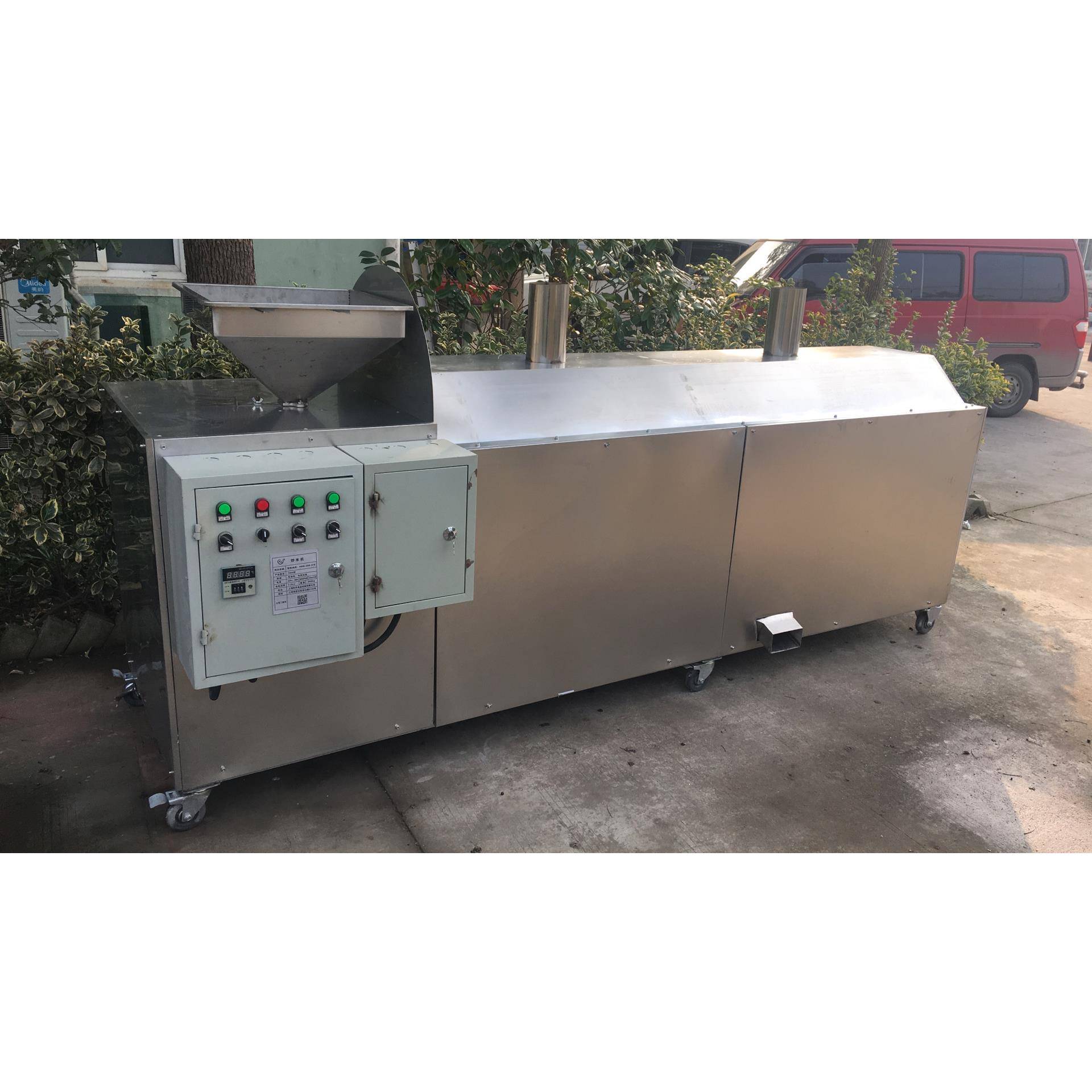 电加热炒米机厂家直供打糕粉设备米花糖机械