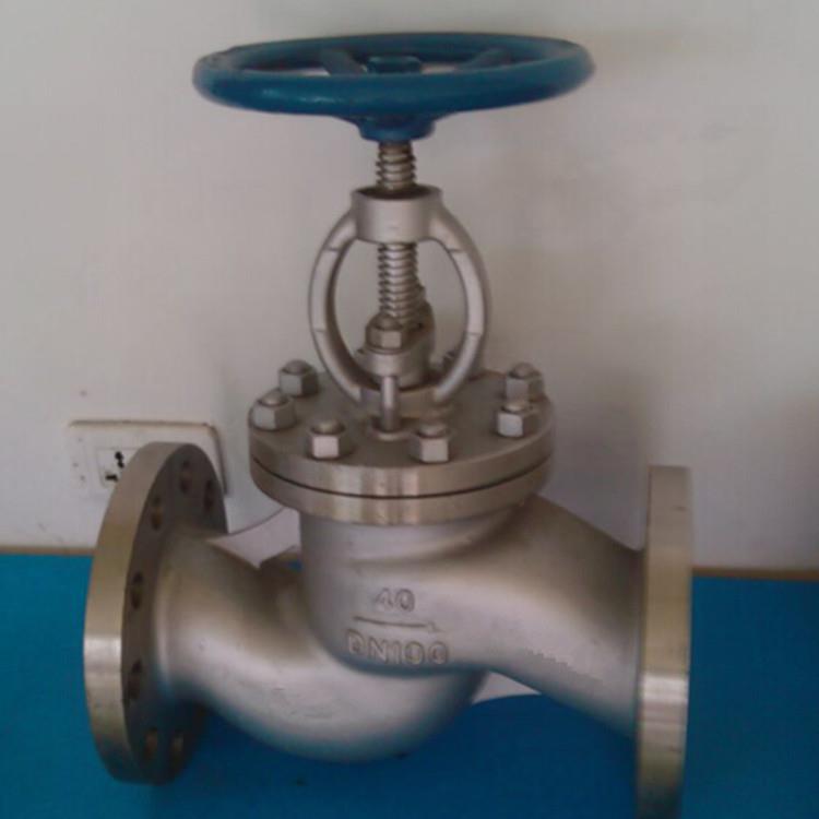 现货阀门法兰截止阀J41W-1625P不锈钢304截止阀