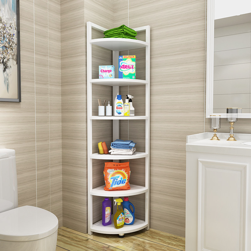 卫生间三角架落地多层收纳架洗澡间防水置物架脸盆架子厕所储物架