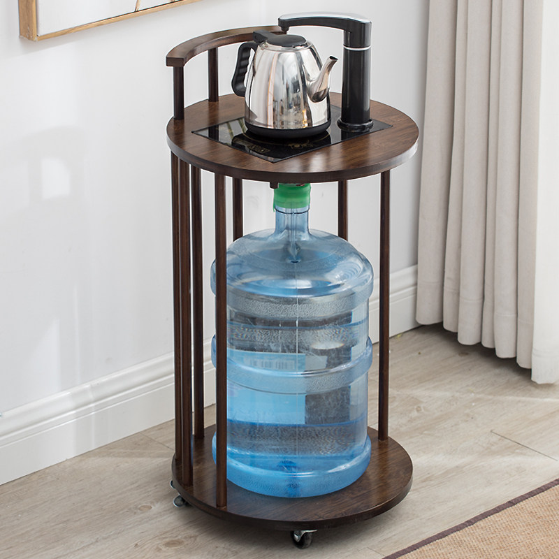 纯净水桶柜自动上水饮水机架办公室客厅家用移动茶水柜桶装水架子