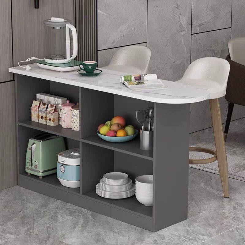 家用小户型吧台桌定制开放式厨房客餐厅隔断小柜多功能餐边柜双面
