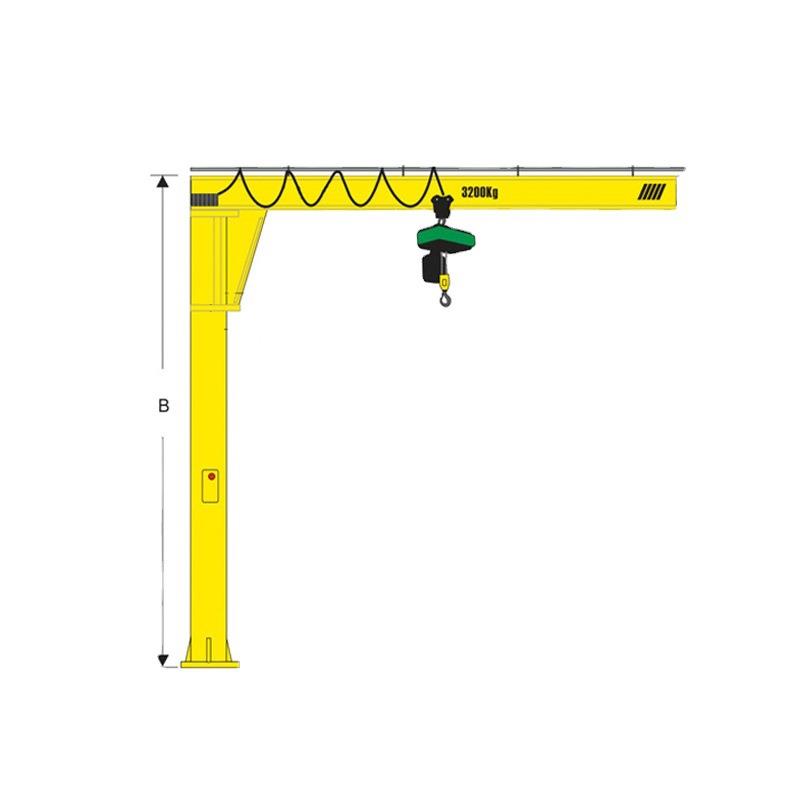 直发0.5吨小型简易移动悬臂吊1吨2吨吨立柱式电动悬臂吊起重机