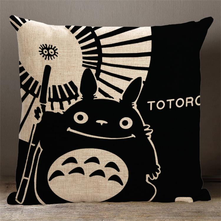 龙猫抱枕卡通动漫宫崎骏汽车床头沙发靠枕靠垫周边定做定制芯套