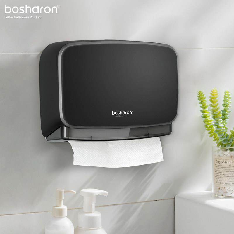 擦手纸盒壁挂式免打孔酒店宾馆洗手间卫生间厕所抽纸巾盒厨房家用