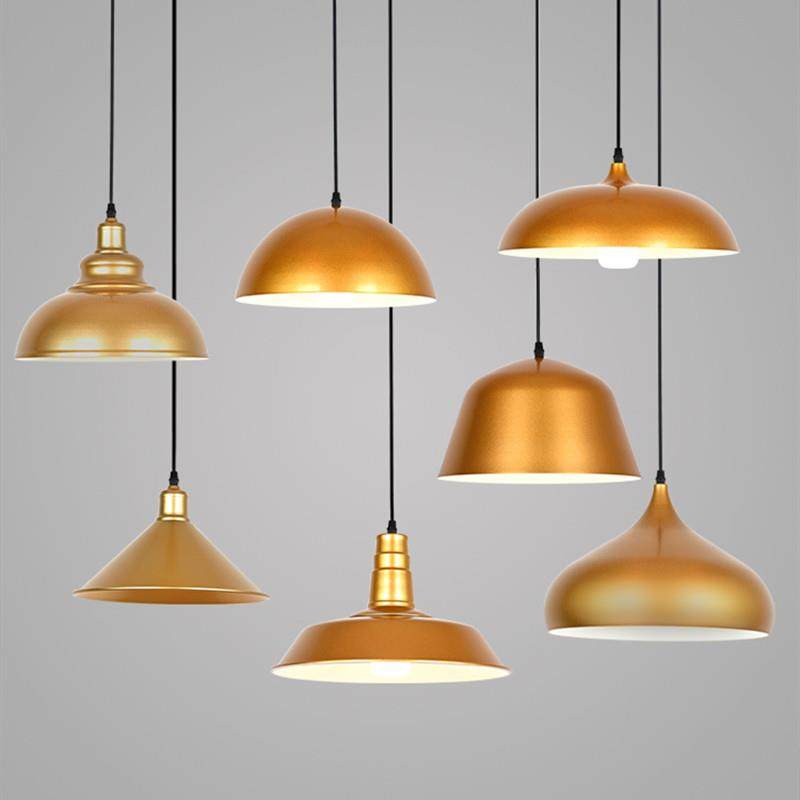 饭厅吊灯单头大气金色个性餐饮店火锅店饭店装饰灯工业风店铺灯罩,家装灯饰光源,酒店/宴会厅/餐饮吊灯,淘宝优惠券,粉丝福利购,淘宝优惠卷