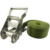 38mm货物捆绑带304不锈钢无挂钩防风绳拉紧器紧固带收紧绳器1.5寸