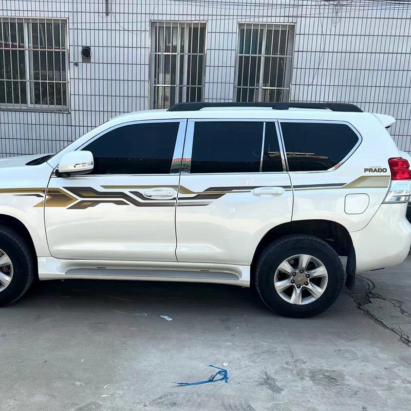 03-09-14-21款普拉多车窗饰条霸道改装车身装饰条车门窗中柱亮条