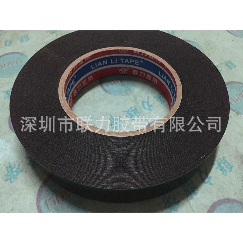 台湾原料 黑色手机维修防尘加粘海棉双面胶宽任意*20米长 0.5MM厚