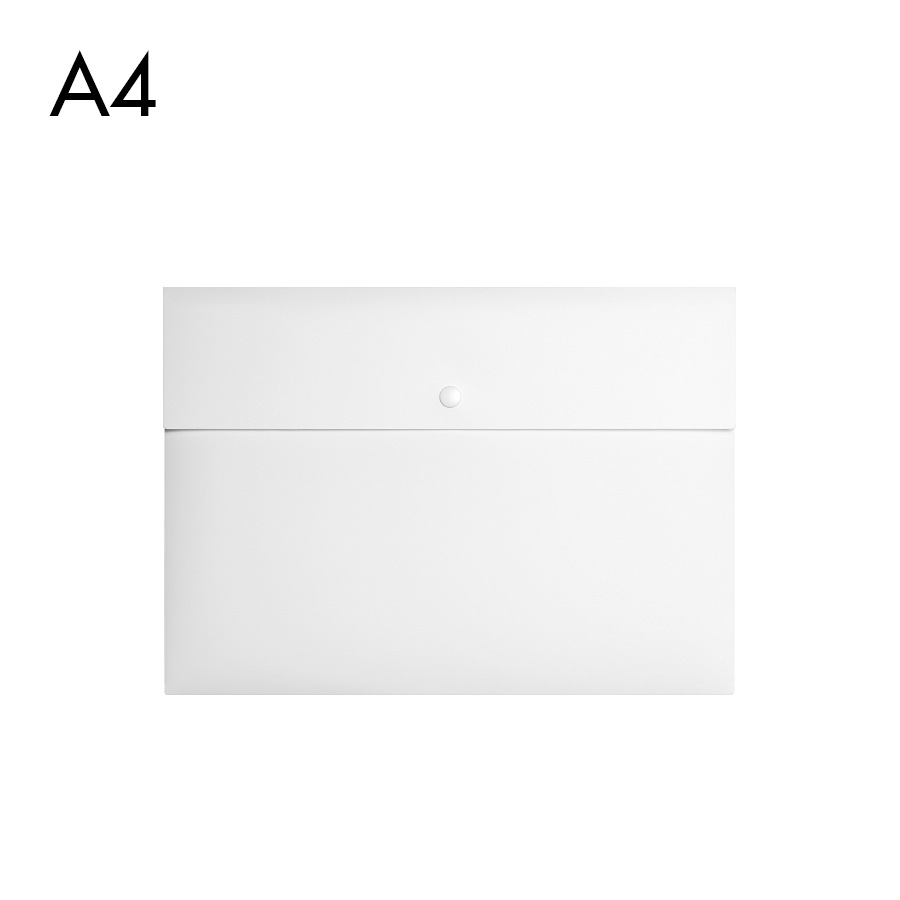 黑色磨砂按扣文件袋A4 商务会议公文袋塑料档案袋办公资料袋