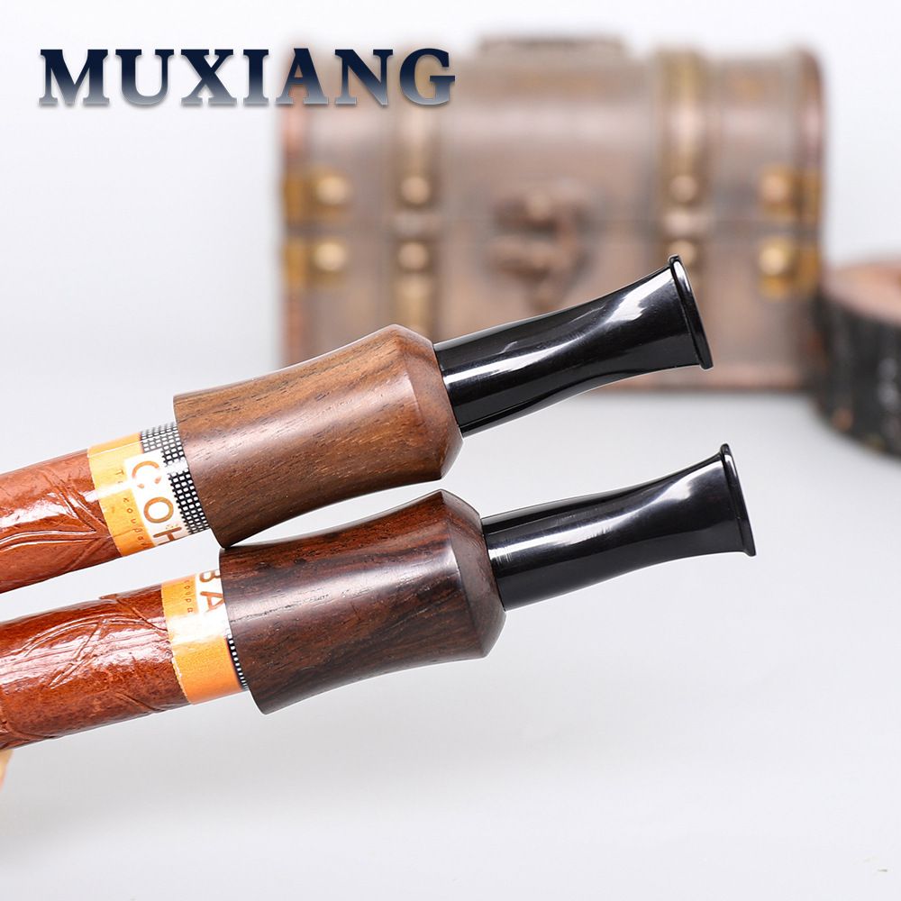 OLD FOX-老狐狸雪茄烟嘴石楠木雪茄嘴配件38-57环黑檀木雪茄咬嘴