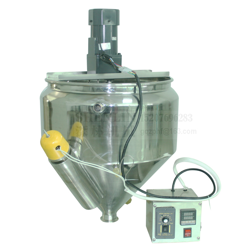 灌装机料斗30L 加热搅拌料斗 120W 220V电压 不锈钢SS304 现货