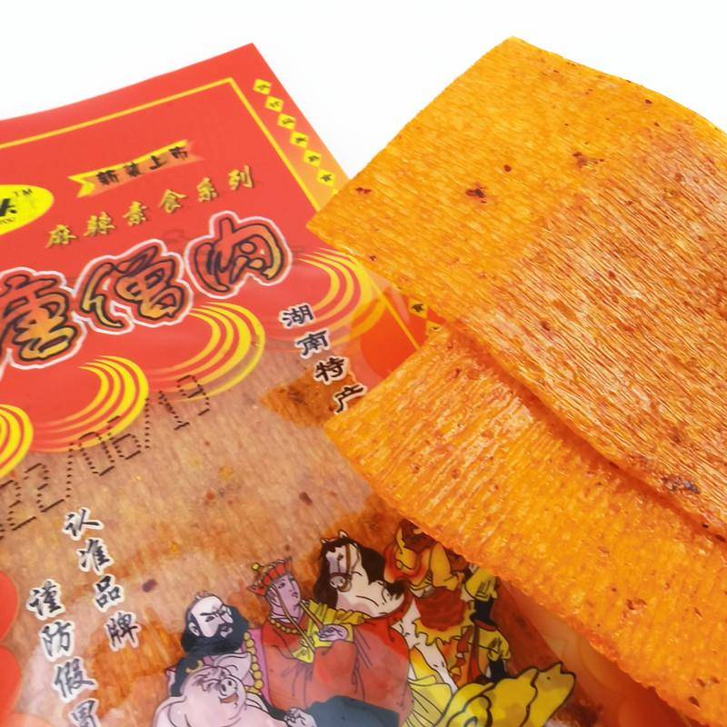 素唐僧肉湖南特产大辣片调味面制品8090童年怀旧零食小吃素牛排