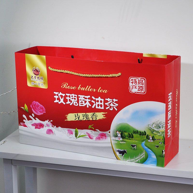 云南特产大营牧场玫瑰花酥油茶大理丽江传统藏式速溶奶茶叶礼盒装