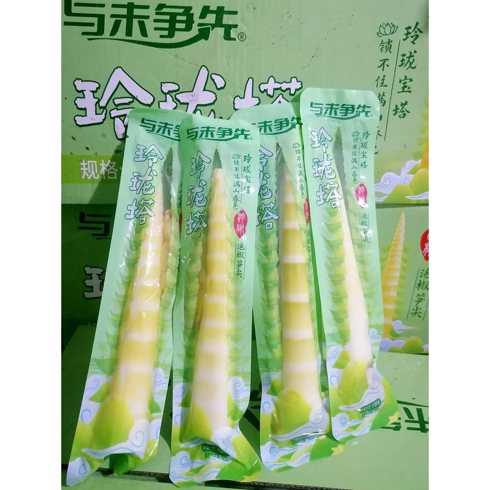 罗汉笋玲珑塔泡椒笋尖竹笋下饭菜野山椒尖尖笋开袋即食独立小包装