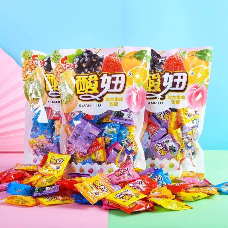 酸妞糖网红儿童组合酸糖果小时候童年qq糖8090后怀旧零食酸妞软糖