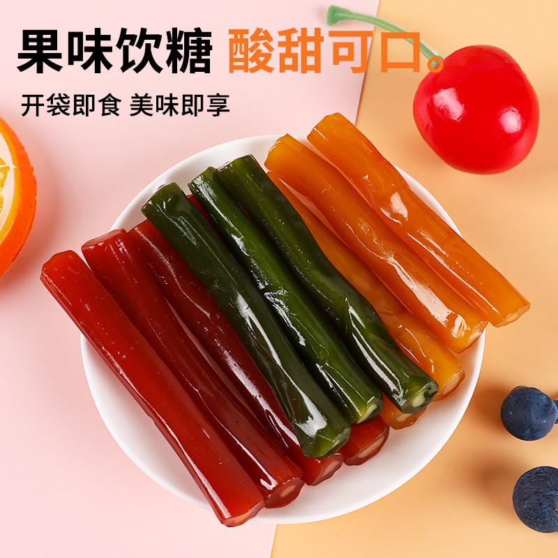酸Q棒软糖粘牙糖80后经典怀旧零食糖果拉丝糖牙签糖搅搅棒果味糖