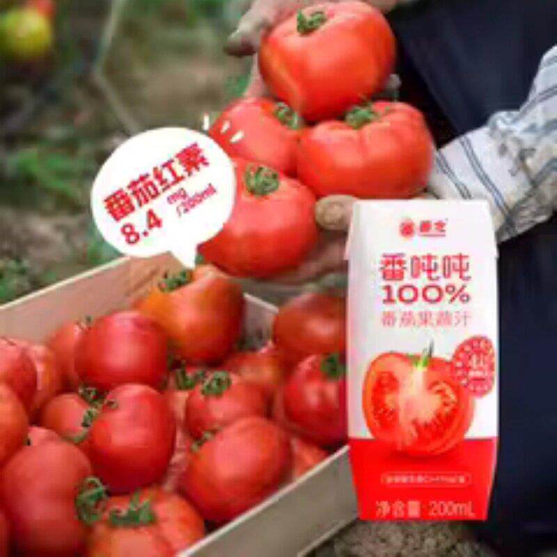番念番吨吨新疆番茄汁营养0蔗糖番茄果蔬汁饮料200ml