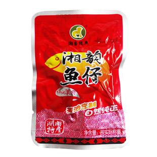 正宗湘韵鱼仔湖南特产小鱼仔微辣即食小鱼导游同款 休闲零食小吃40