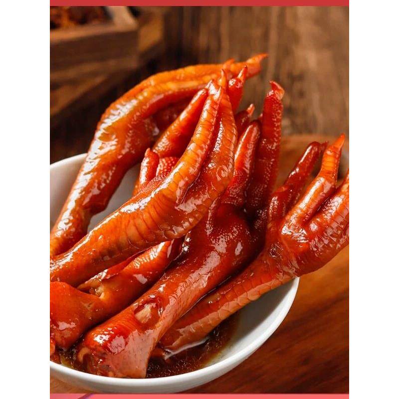 追剧解馋鸡爪零食乐媳妇泡椒凤爪山椒鸡爪筋骨棒卤鸡翅休闲追剧解