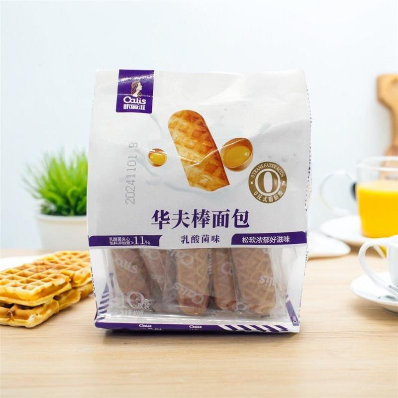 新货华夫棒面包400克*3包 面包糕点下午茶点心包邮