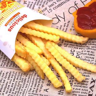 正宗波浪薯条美式曲薯条波纹薯条大粗薯条半成品空气炸锅食材