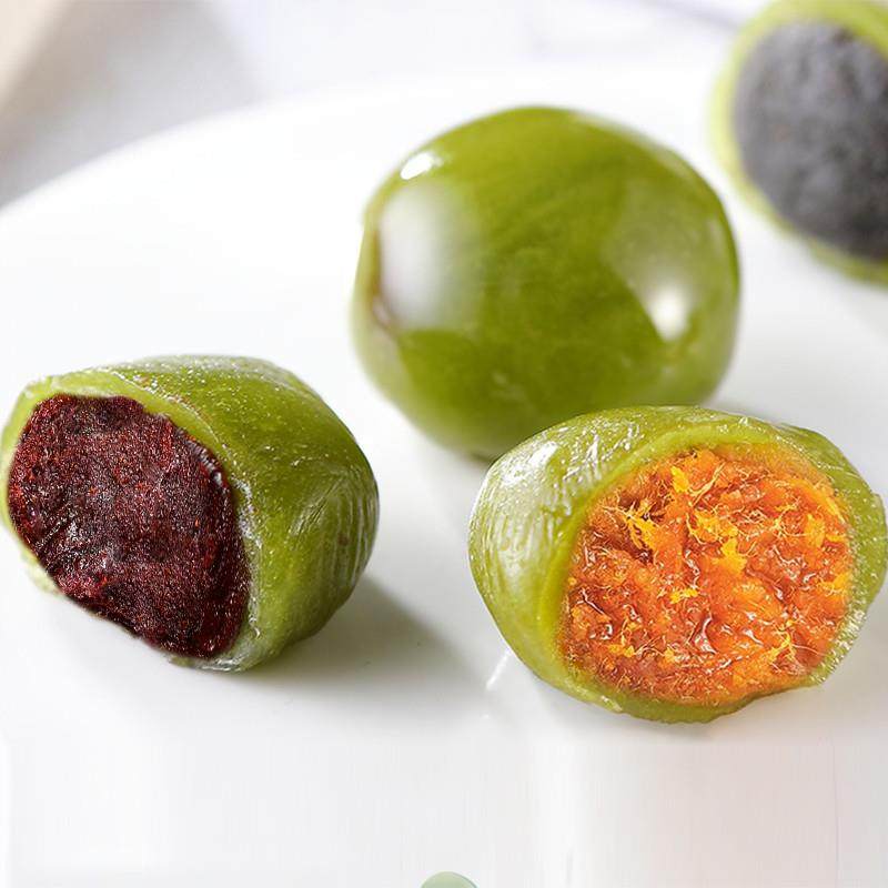 正宗青团12枚整箱蛋黄肉松豆沙糯米糍粑糯叽叽即食糕点零食批,零食/坚果/特产,中式糕点/新中式糕点,淘宝优惠券,粉丝福利购,淘宝优惠卷